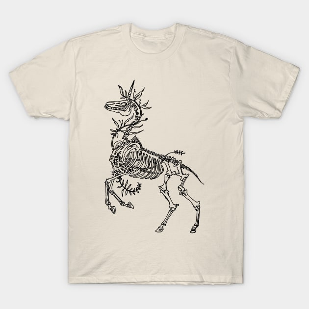 Unicorn Bones T-Shirt by kid.tigrrr